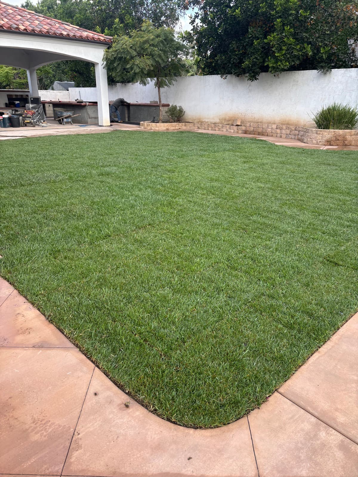 Drainage project by Legendary Landscaping